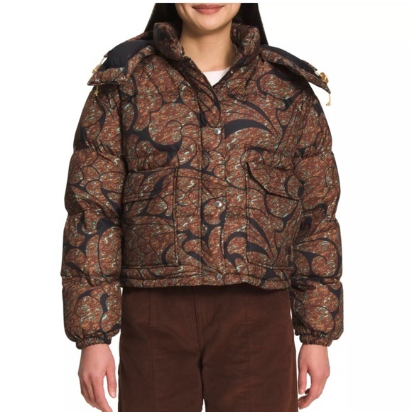 The North Face Women's Printed 71 Sierra Short Down Jacket (sz S) ($… - Picture 1 of 10